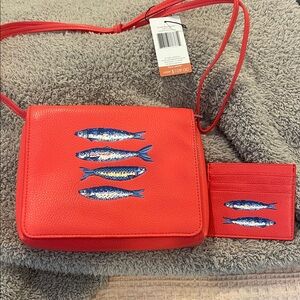 Vera Bradley Small Flap Hipster and card case